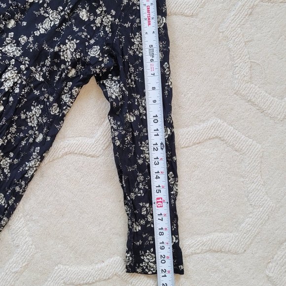 Vintage 90's Midi Length Long Sleeve Empire Waist Garden Floral Dress - Picture 7 of 10